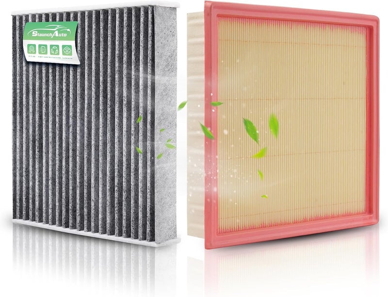 StaunchAuto Engine & Cabin Air Filter for Nissan Pathfinder 3.5L 2022-2026, INFINITI QX60 3.5L 2022-2026 Air filter for Car Replacement 272775NA1A 16546-6TA0A Automotive Accessories-2 Pack - Image 1